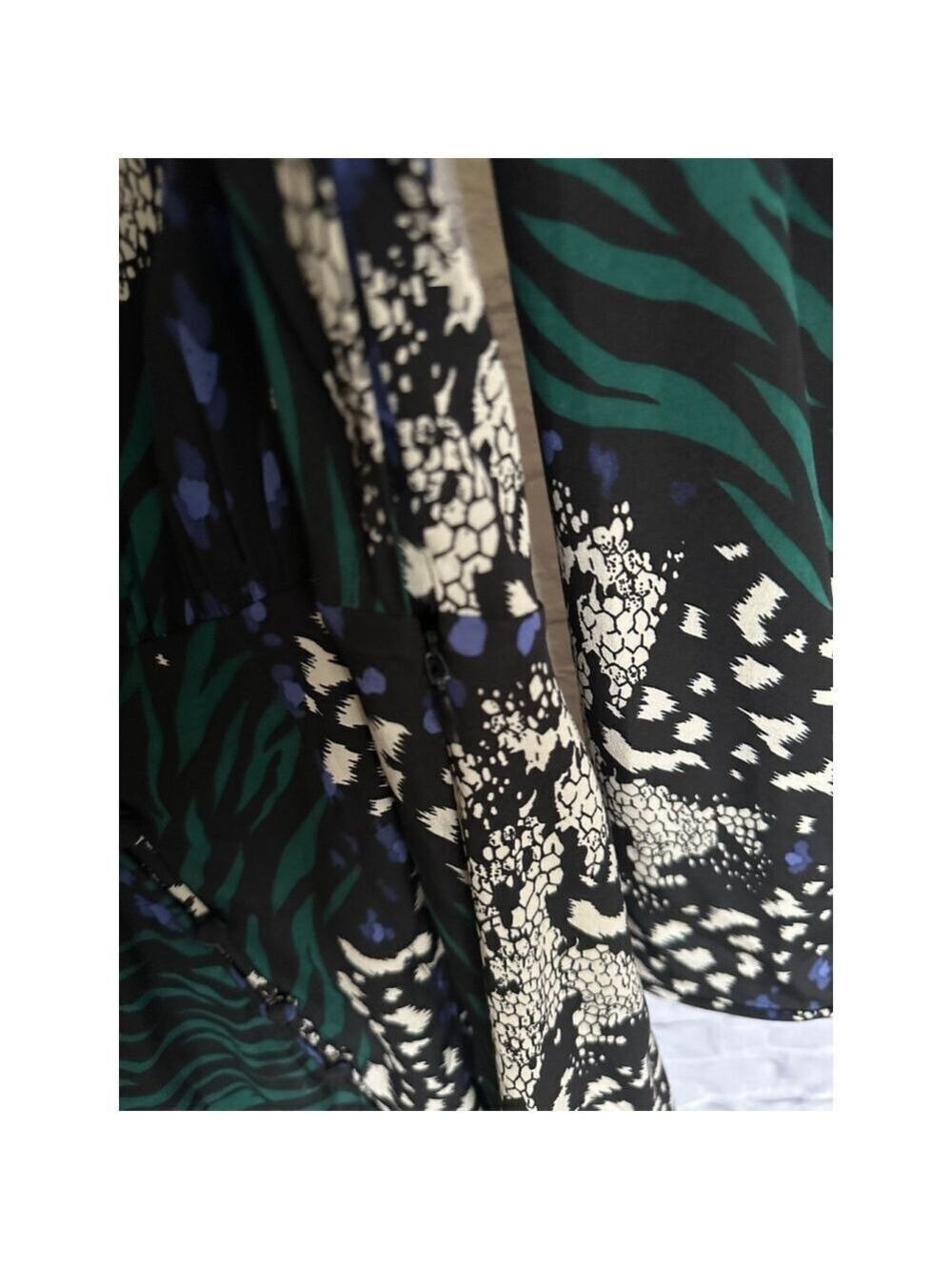 Veronica Beard Silk Blend Floral Dress Size 10 Lined Long Sleeve - Picture 8 of 10